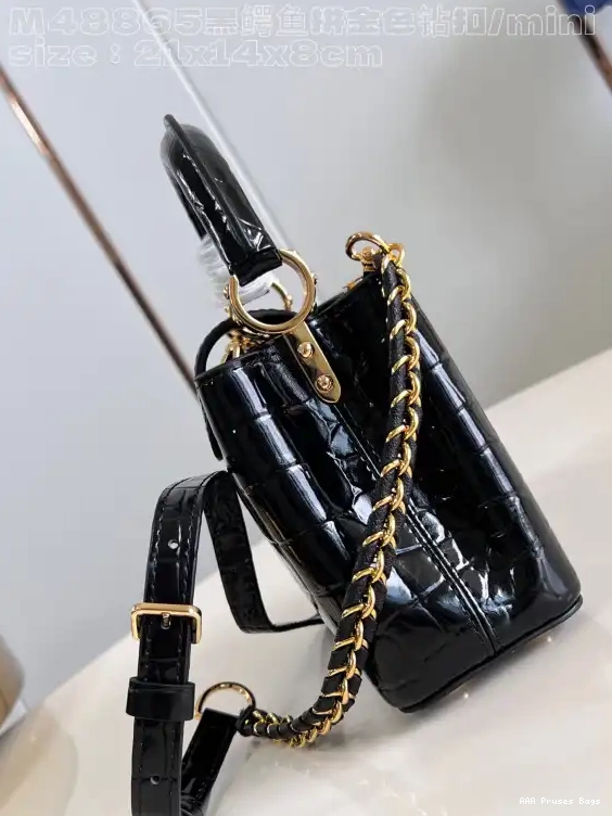 AAA Replica Ru CAPUCINES VUITTON LOUIS MINI-21*14*8CM 0529